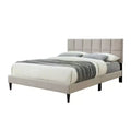 GDFStudio Nora Modern Queen Size Upholstered Bed with Headboard