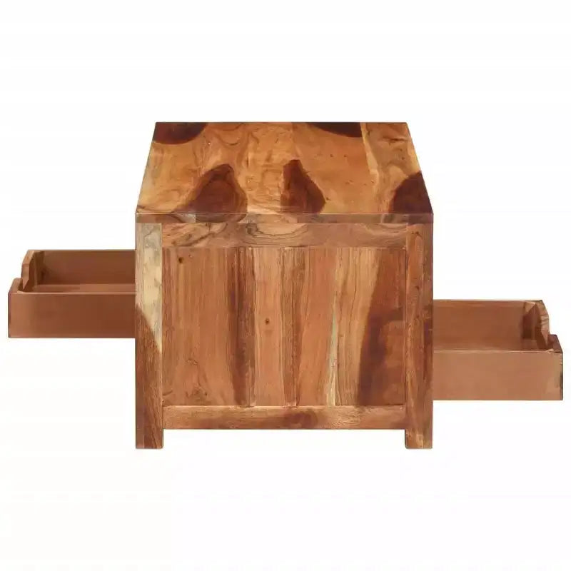 Coffee Table Light Brown Solid Acacia Wood