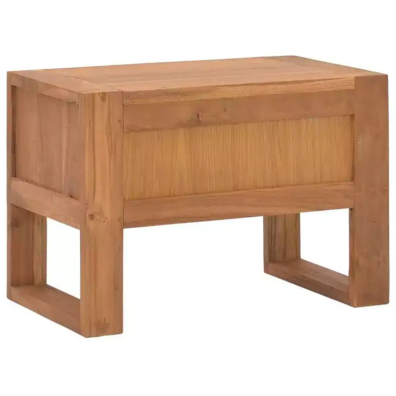 Bedside Cabinet 19.7x11.8x13.8 Solid Teak Wood