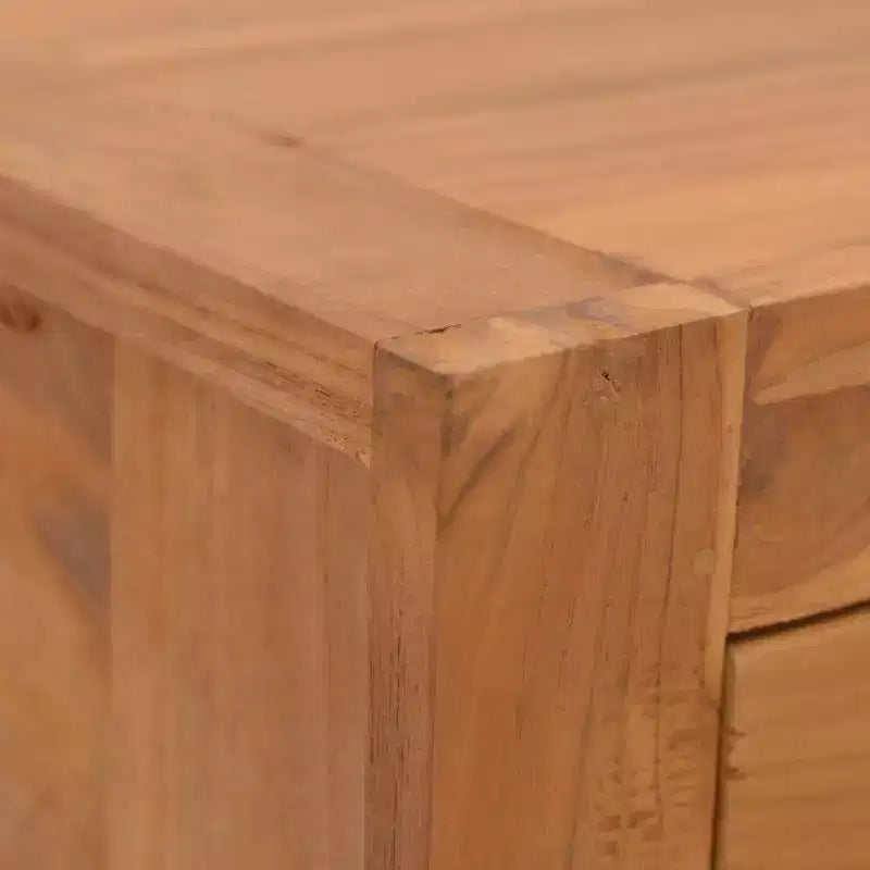 Bedside Cabinet 19.7x11.8x13.8 Solid Teak Wood