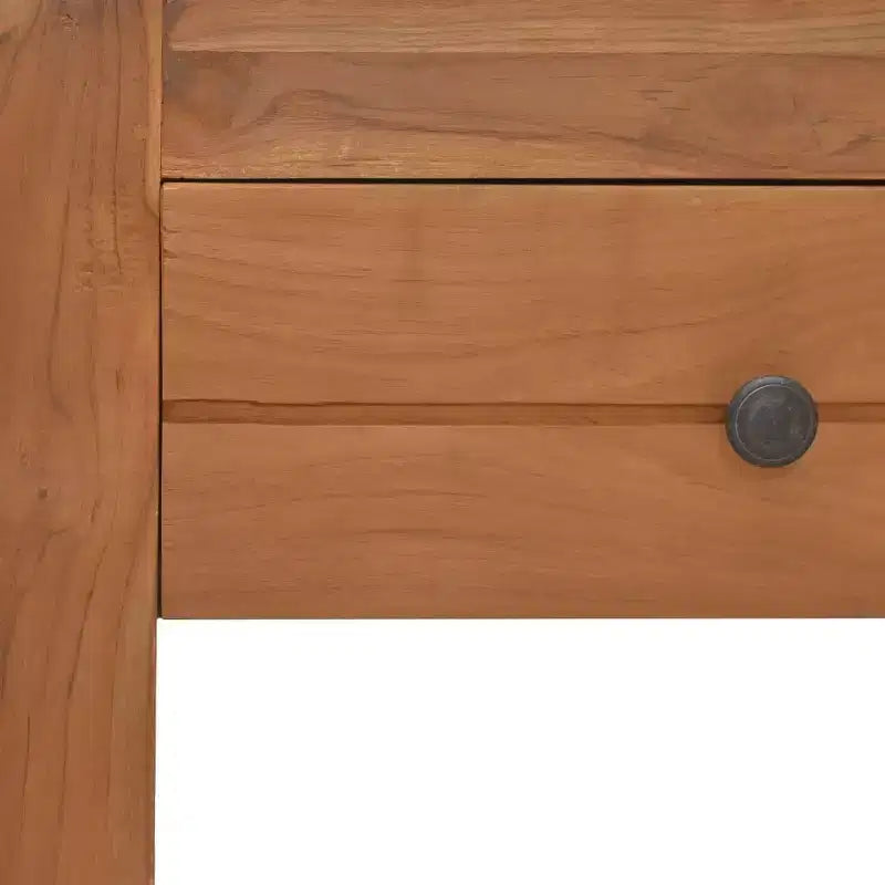 Bedside Cabinet 19.7x11.8x13.8 Solid Teak Wood