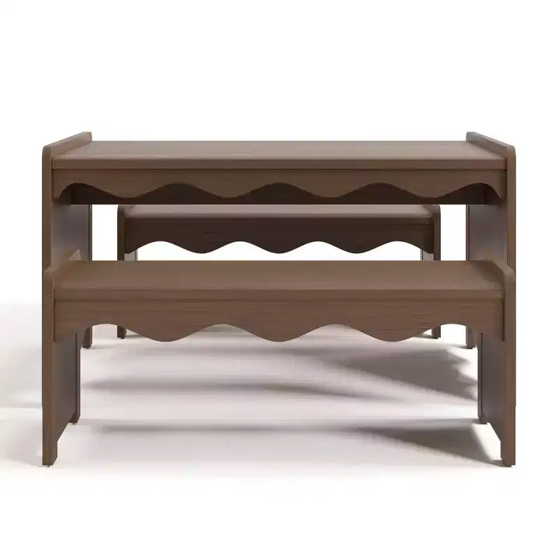 3pc Casablanca Deluxe Montessori Kids Activity Table and Bench Set