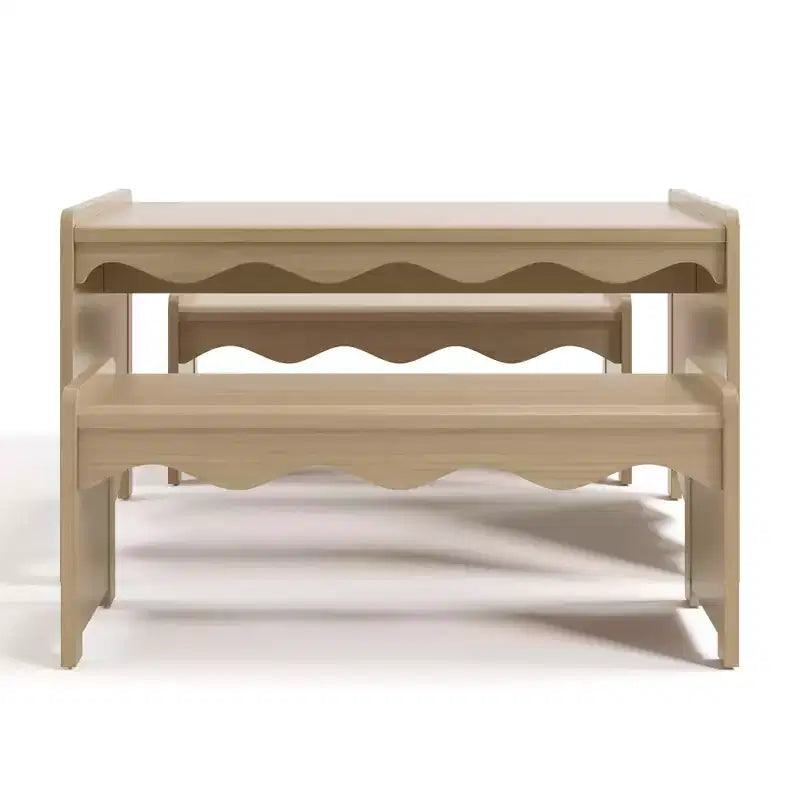 3pc Casablanca Deluxe Montessori Kids Activity Table and Bench Set