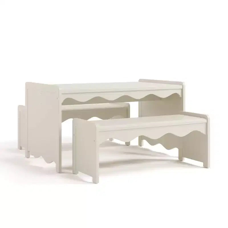 3pc Casablanca Deluxe Montessori Kids Activity Table and Bench Set
