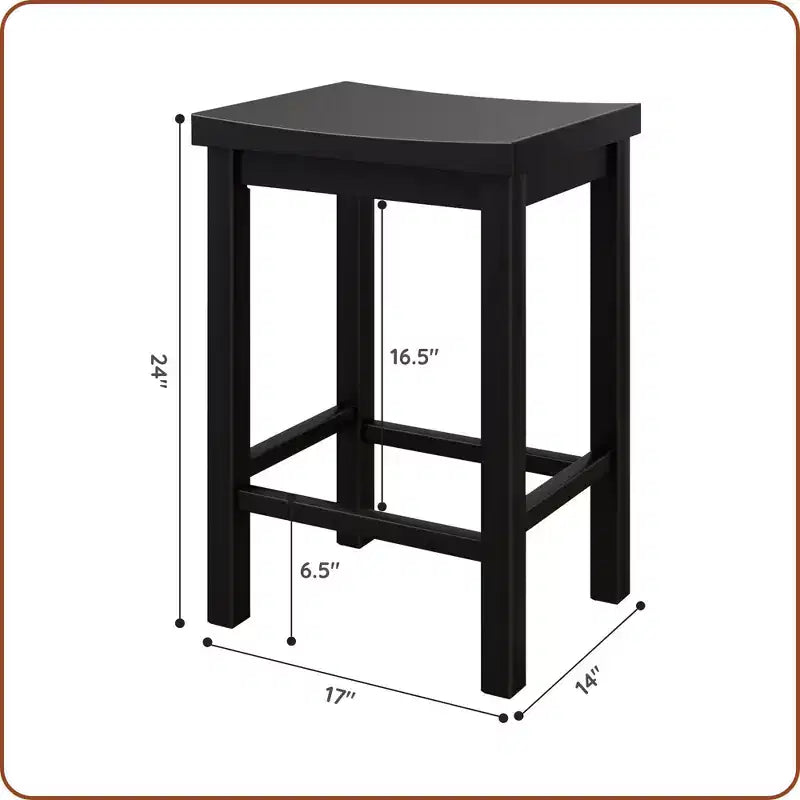 Stool Counter Height, (24in) - 2 pack