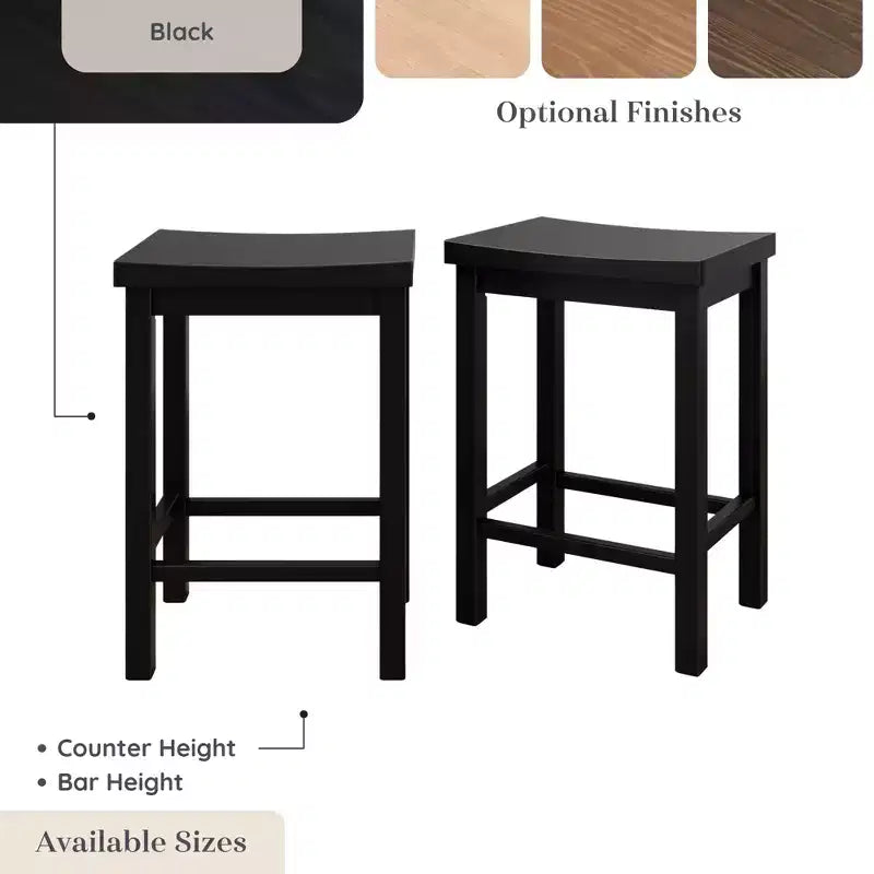 Stool Counter Height, (24in) - 2 pack