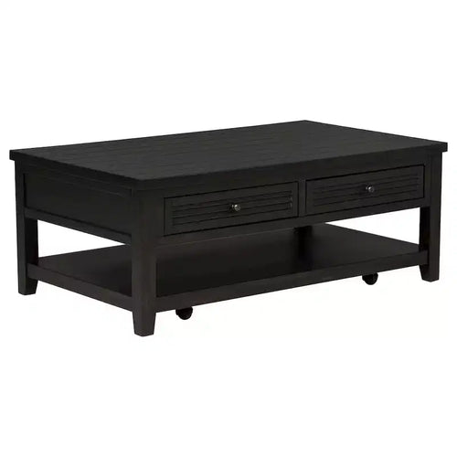 Coaster,Concord 2-drawer Rectangular Coffee Table Distressed Java