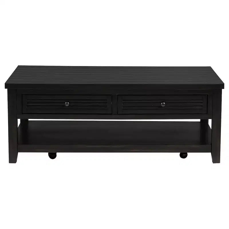 Coaster,Concord 2-drawer Rectangular Coffee Table Distressed Java