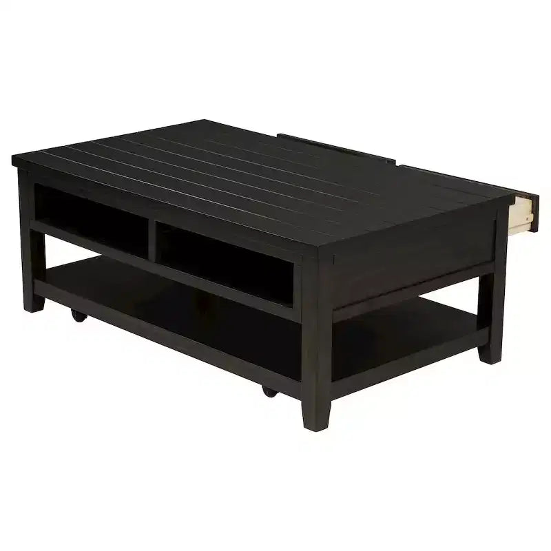 Coaster,Concord 2-drawer Rectangular Coffee Table Distressed Java