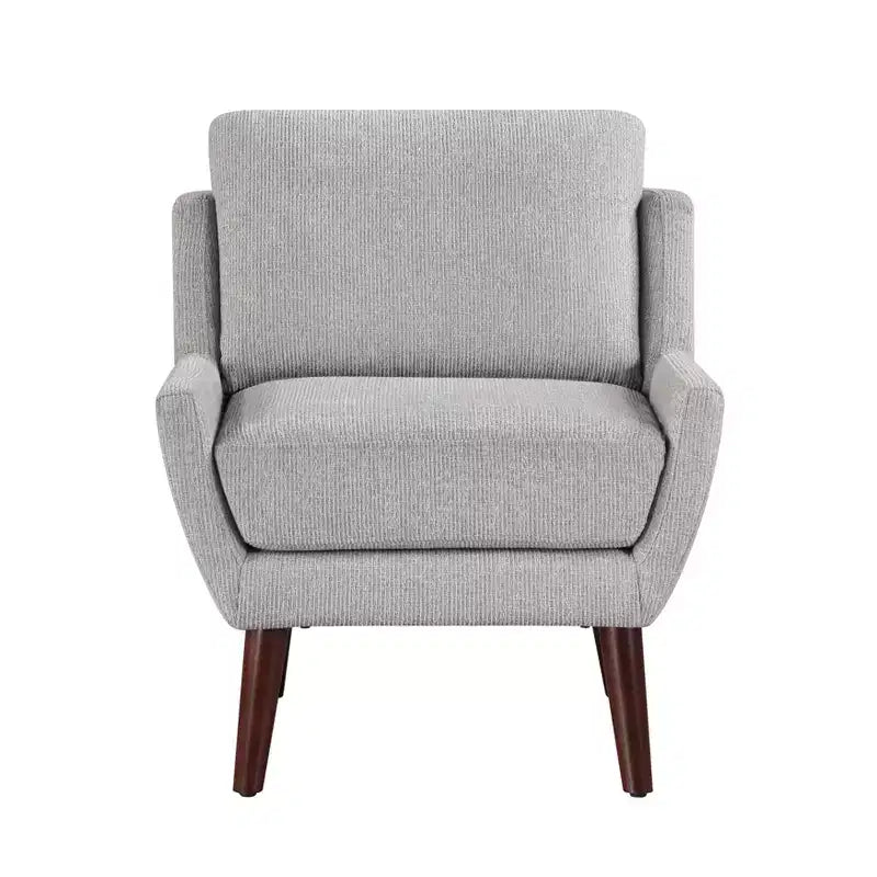 Accent Chair,Lounge Armchair with Chenille Upholstery,Reversible Cushion,Solid Wood Legs,Sofa Chair for Living Room,Bedroom,Office