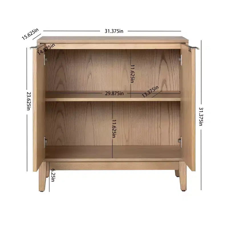 Small Accent Sideboard Cabinet, Compact Storage Cabinet for Kitchen, Dining Room, or Living Room -
