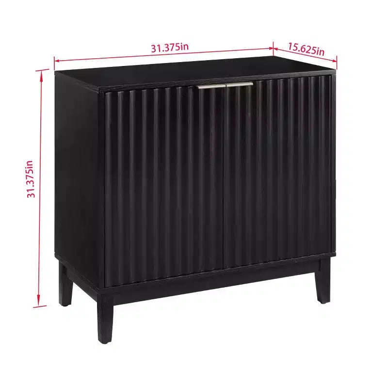 Small Accent Sideboard Cabinet, Compact Storage Cabinet for Kitchen, Dining Room, or Living Room -