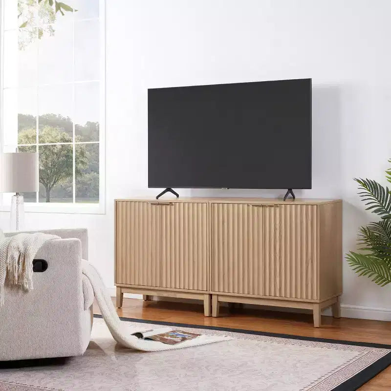 Small Accent Sideboard Cabinet, Compact Storage Cabinet for Kitchen, Dining Room, or Living Room -