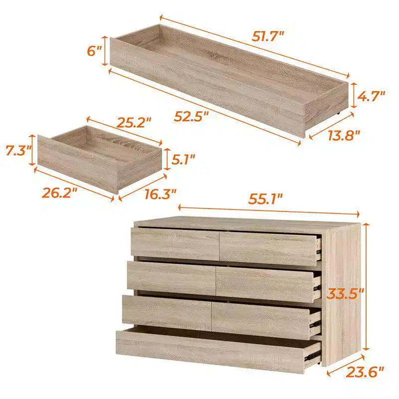 Famapy Rolling Storage Cabinet 9-Drawer Flip-Top Hidden Compartments + Foot-Activated Drawer Living Room Organizer Hidden Storage Dresser
