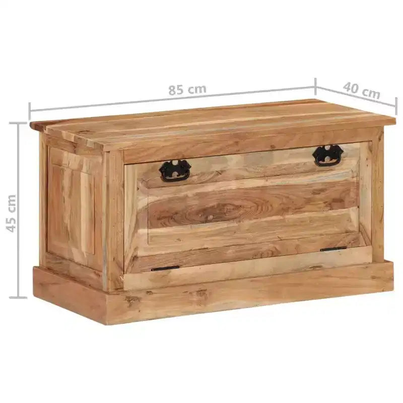 Shoe Storage Bench Natural wood Solid acacia wood