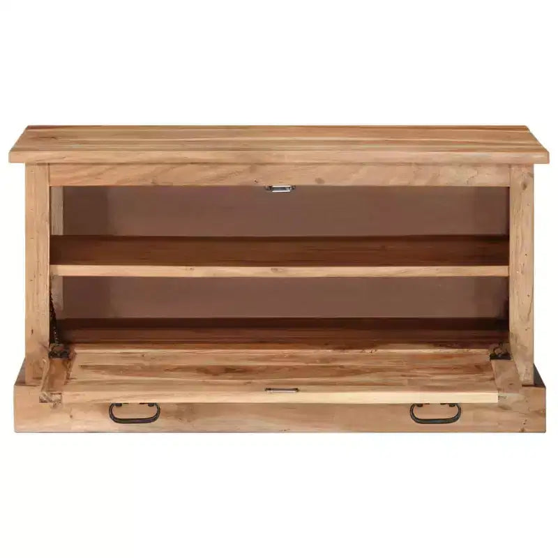 Shoe Storage Bench Natural wood Solid acacia wood